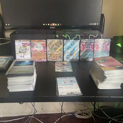 Alot of pokemon cards with some rare japanese cards and english cards