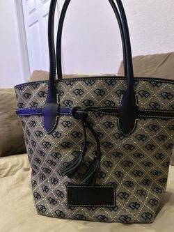 Dooney & Burke Monogram Leather Handbag