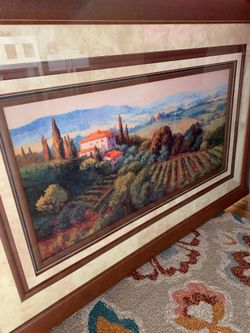 Large Framed Art Picture