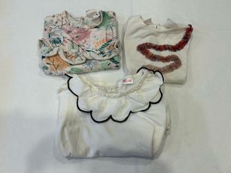 3 Zara girl shirts bundle size 2