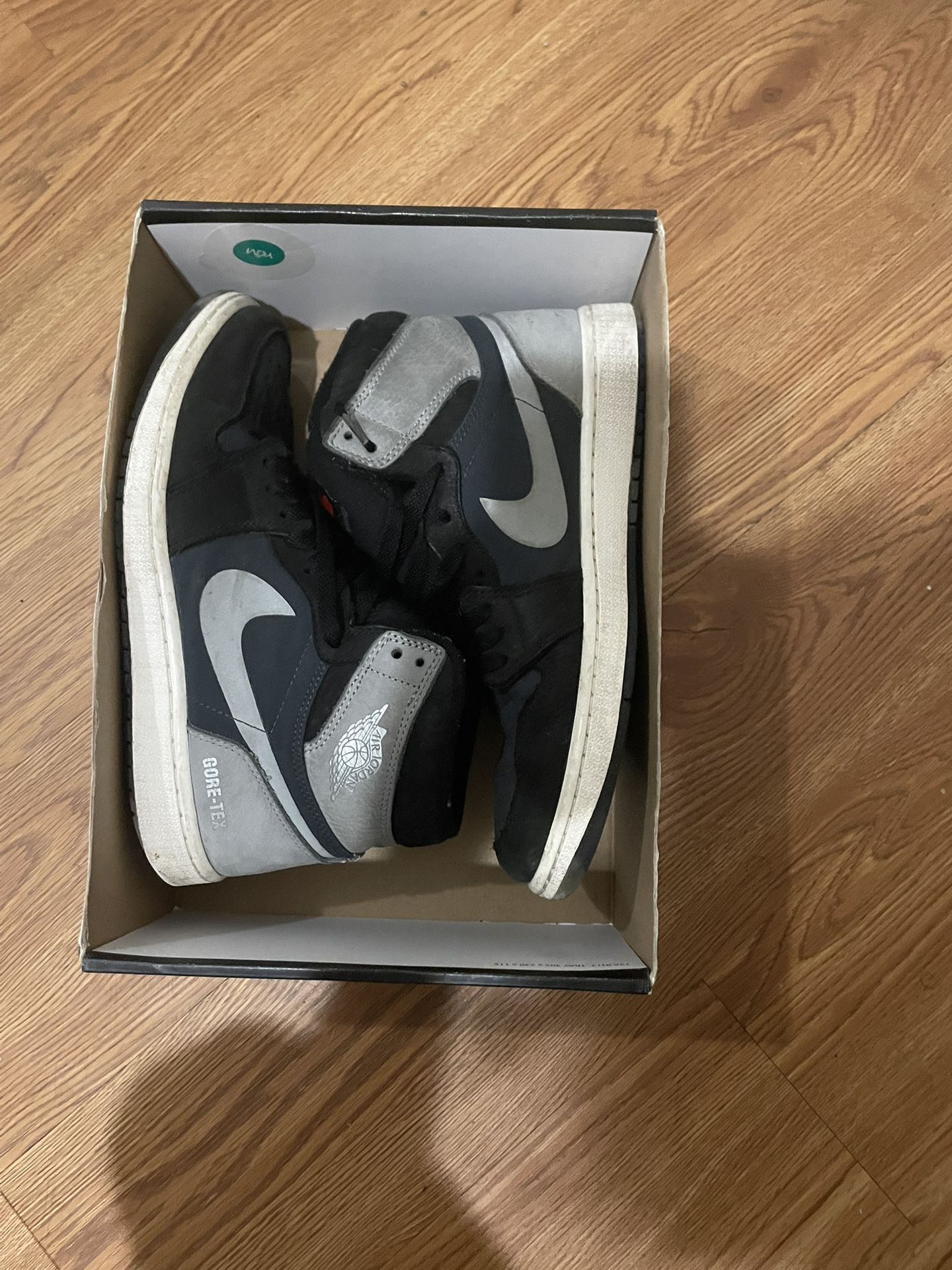 Black And Grey Jordan 1s 
