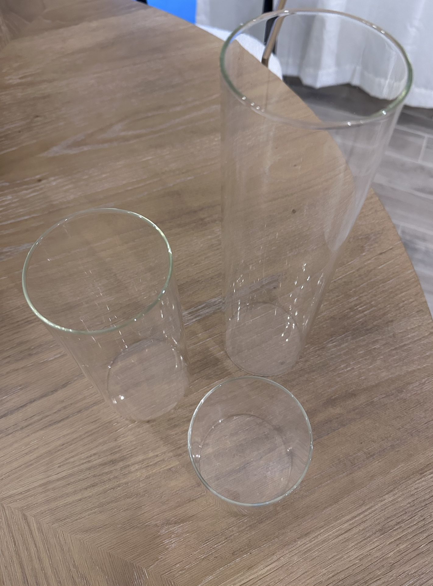 Wedding Hurricanes Candle Holders