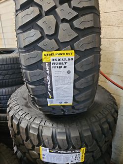 New Set Of Tires Forceland Mud Terrain 35 1250 20 Lt 