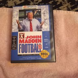 Original Sega Genesis Madden Football 93 