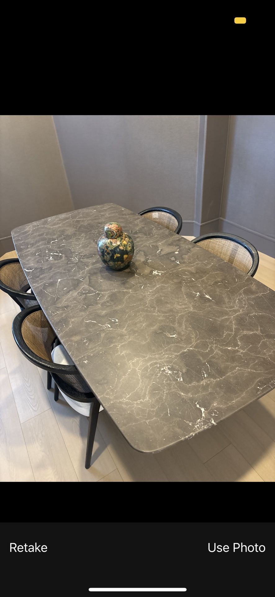 BRAND NEW - ARHAUS DINING TABLE AND CHAIRS