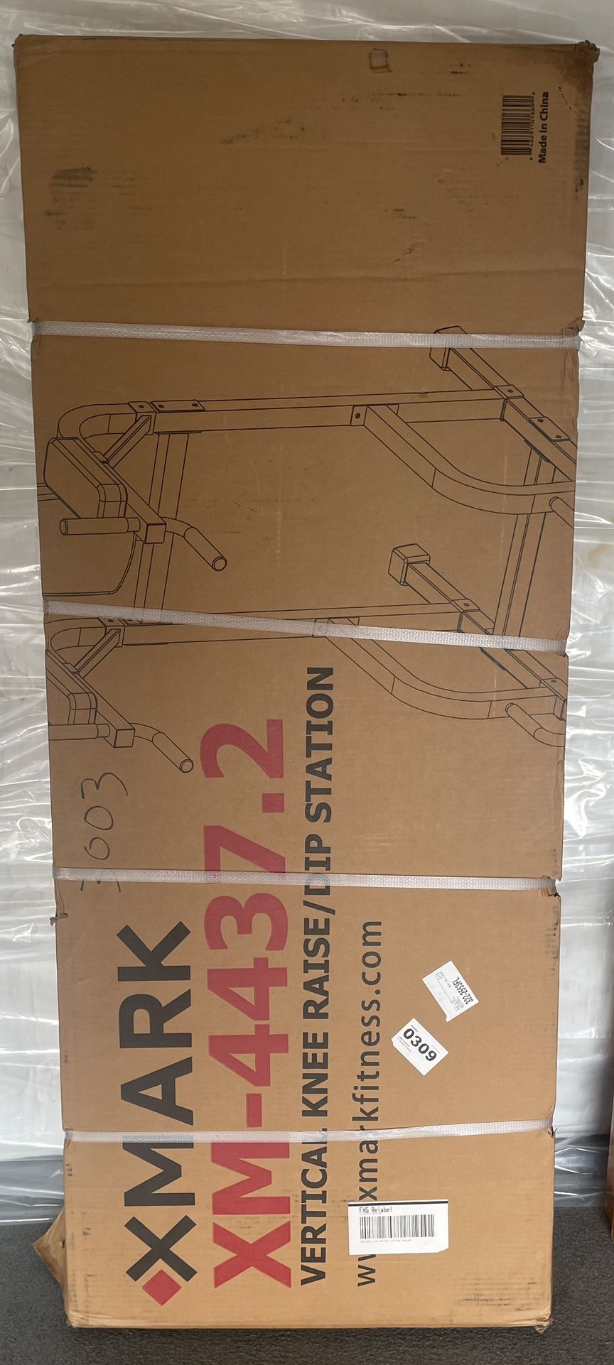Xmark Knee Raise, Dip Stand and Push Up Station