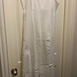 Women’s White Dress Jumpsuit