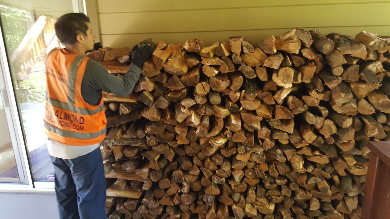 Seasoned Almond Firewood