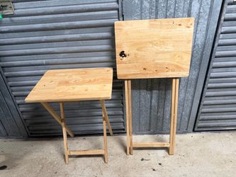 Wooden Folding TV Tray Tables