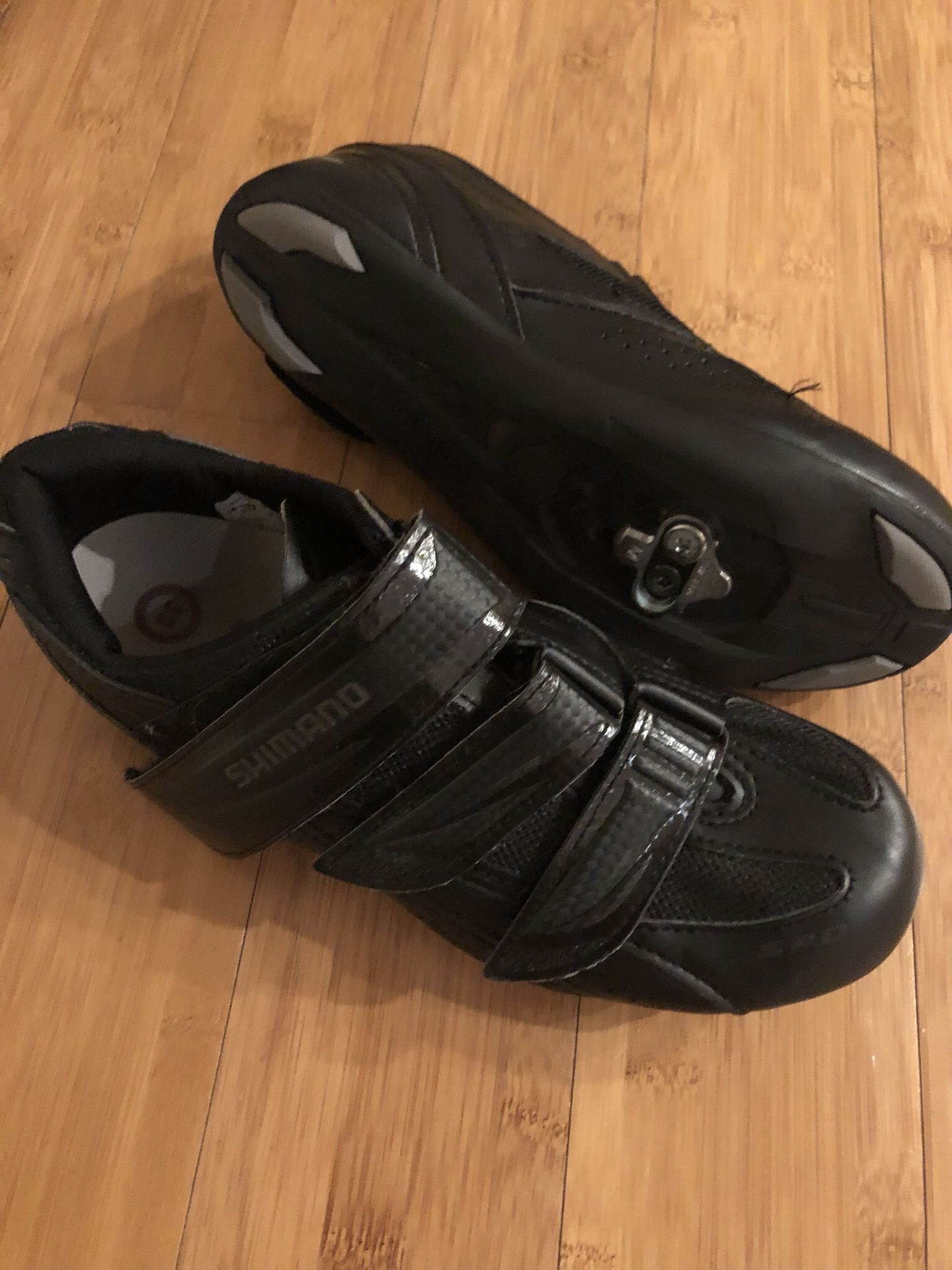Women’s Shimano indoor cycling shoes with SPD cleats