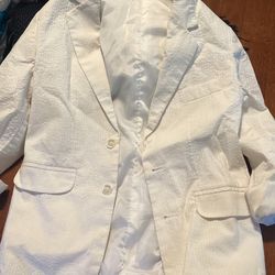 Boys White Blazer