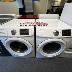 Samsung White Front Load Set