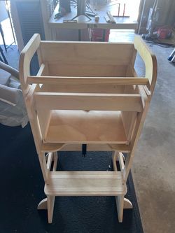 Wooden Kids Learning Tower Step Stool