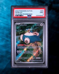 2023 Pokémon SVP Snorlax #051 Elite Trainer Box Mint 9 PSA