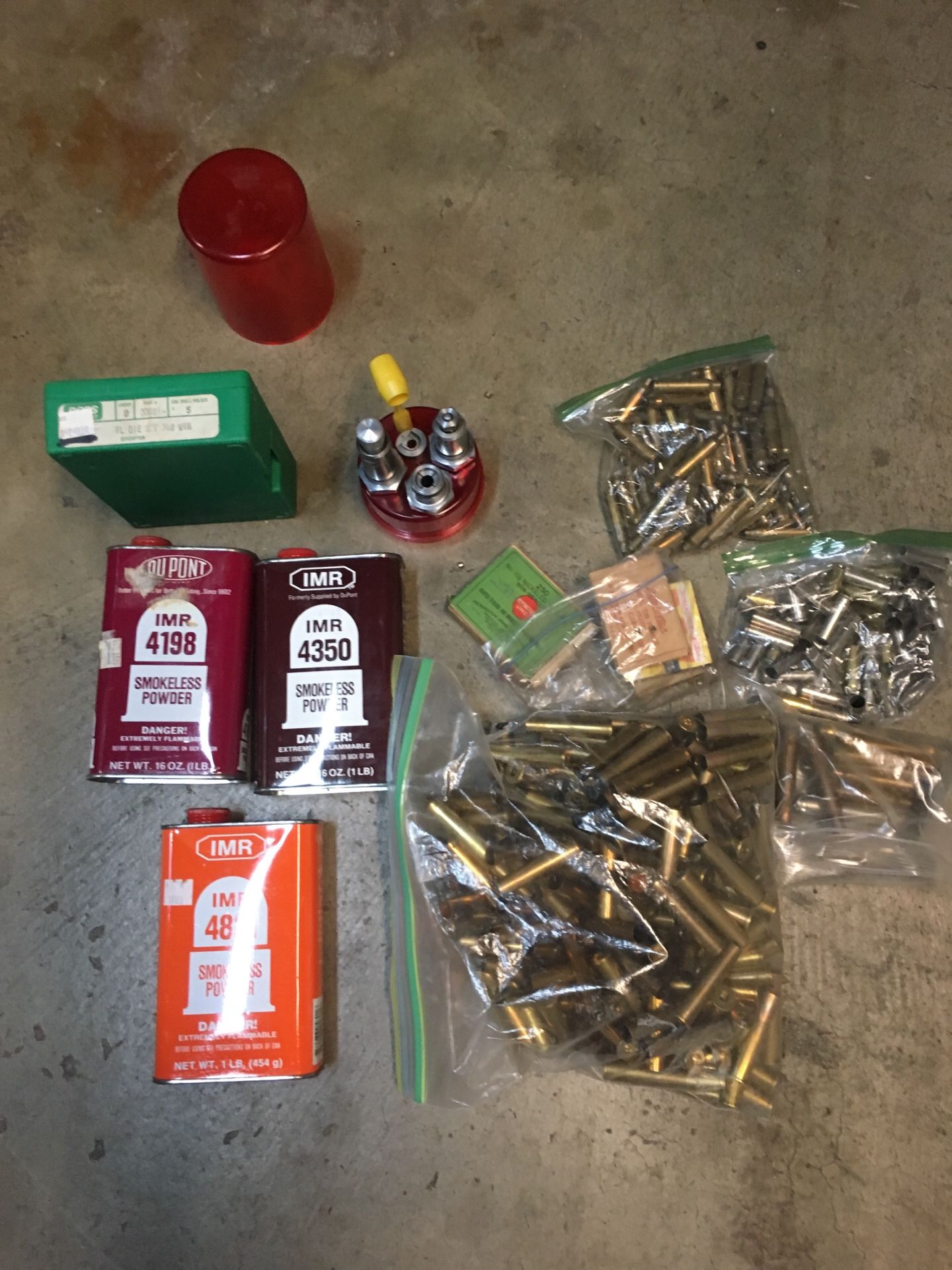 Reloading supplies
