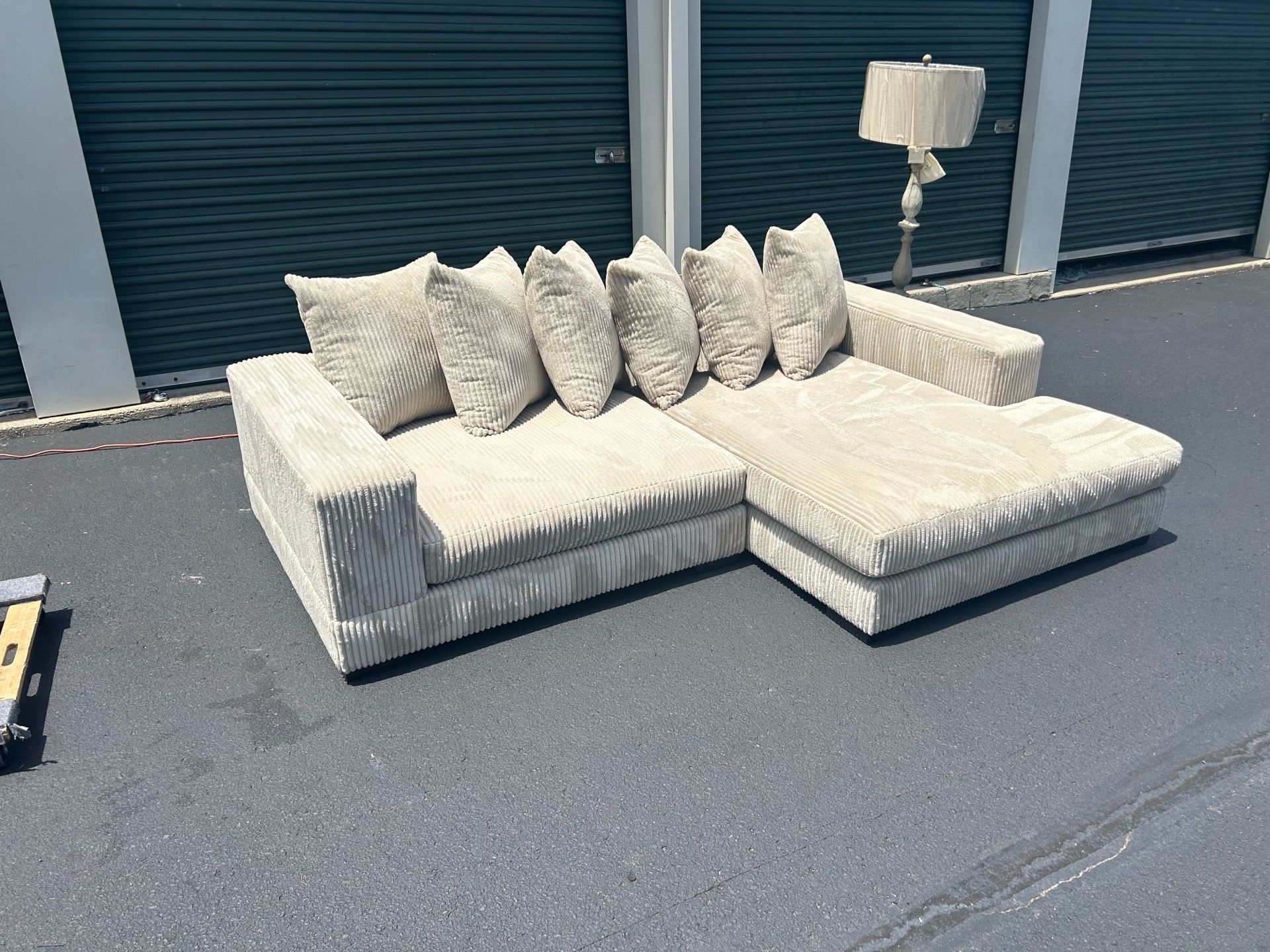 Sectional couch cash only