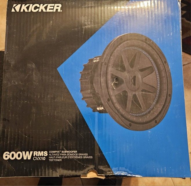 Kicker Cvx 10"