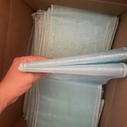 Organza Light Baby Blue Chair Sashes