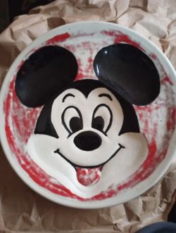 Mickey Mouse Cup/Plate