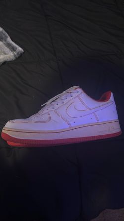 Nike air force red & white