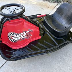 Razor Crazy Cart - 24V Electric Drifting Go Kart - Variable Speed, Up to 12 mph,