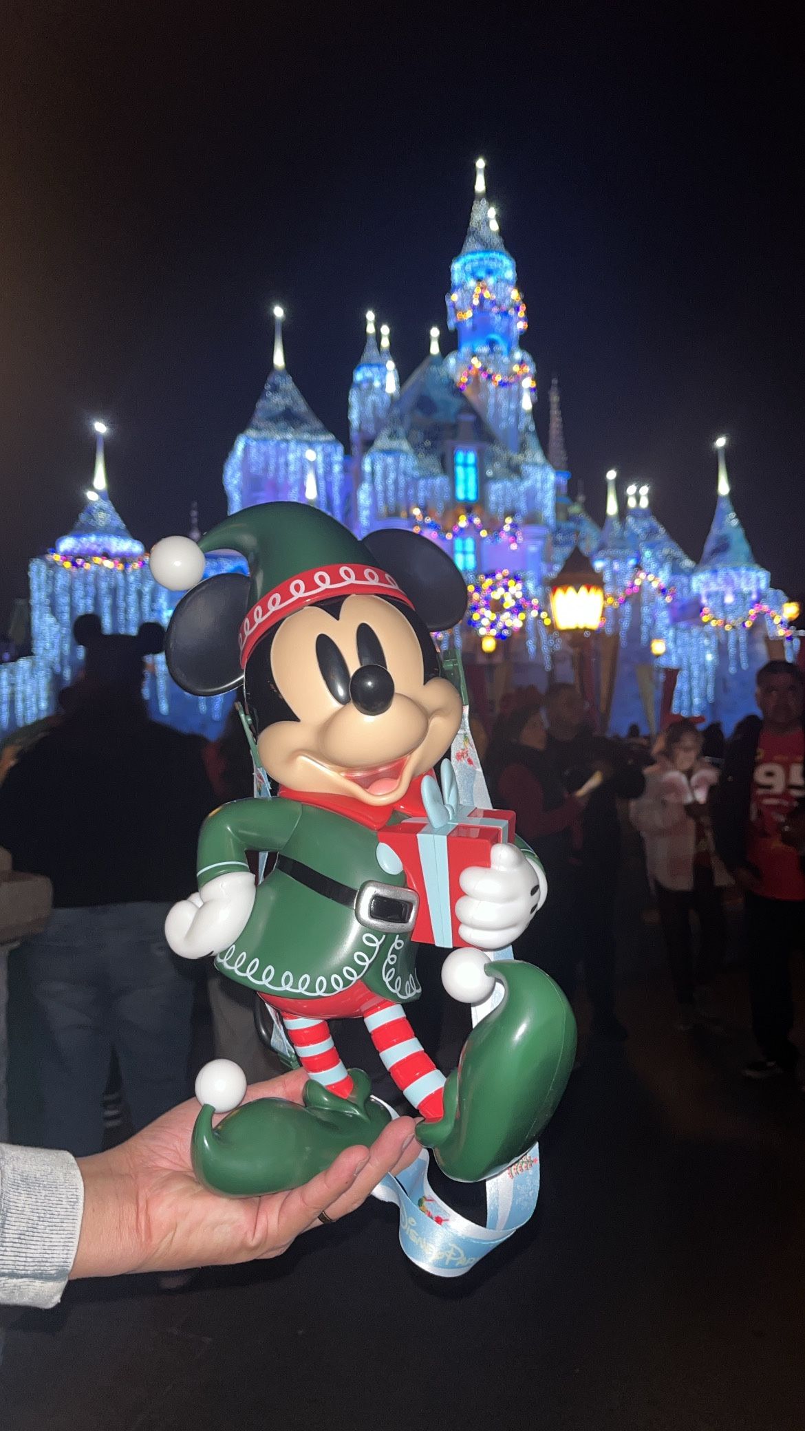 2024 DISNEY PARKS MICKEY ELF POPCORN BUCKET ~CHRISTMAS
