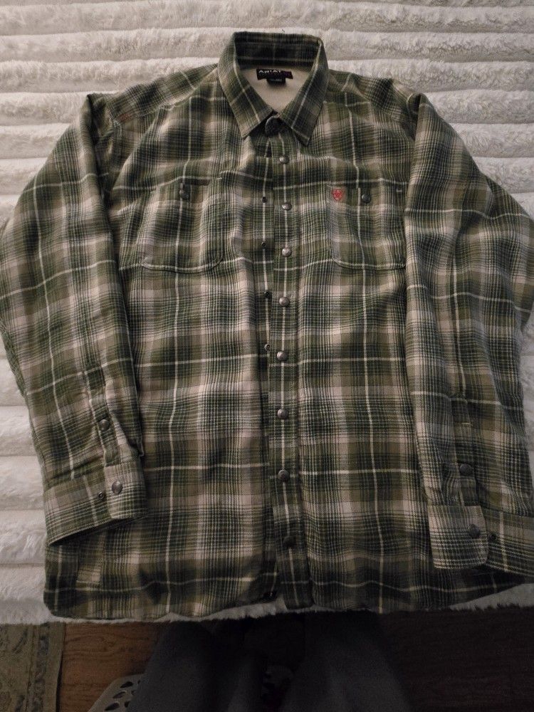 Ariat Insulated FR Flannel Shirt 2XL Tall