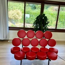 Marshmallow sofa - Red Leather