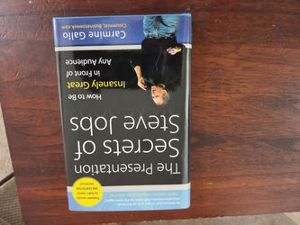 The Presentation Secrets of Steve Jobs by Carmine Gallo - Book