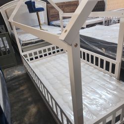 Twin Bed With Mattress