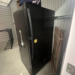 Black Whirlpool Refrigerator
