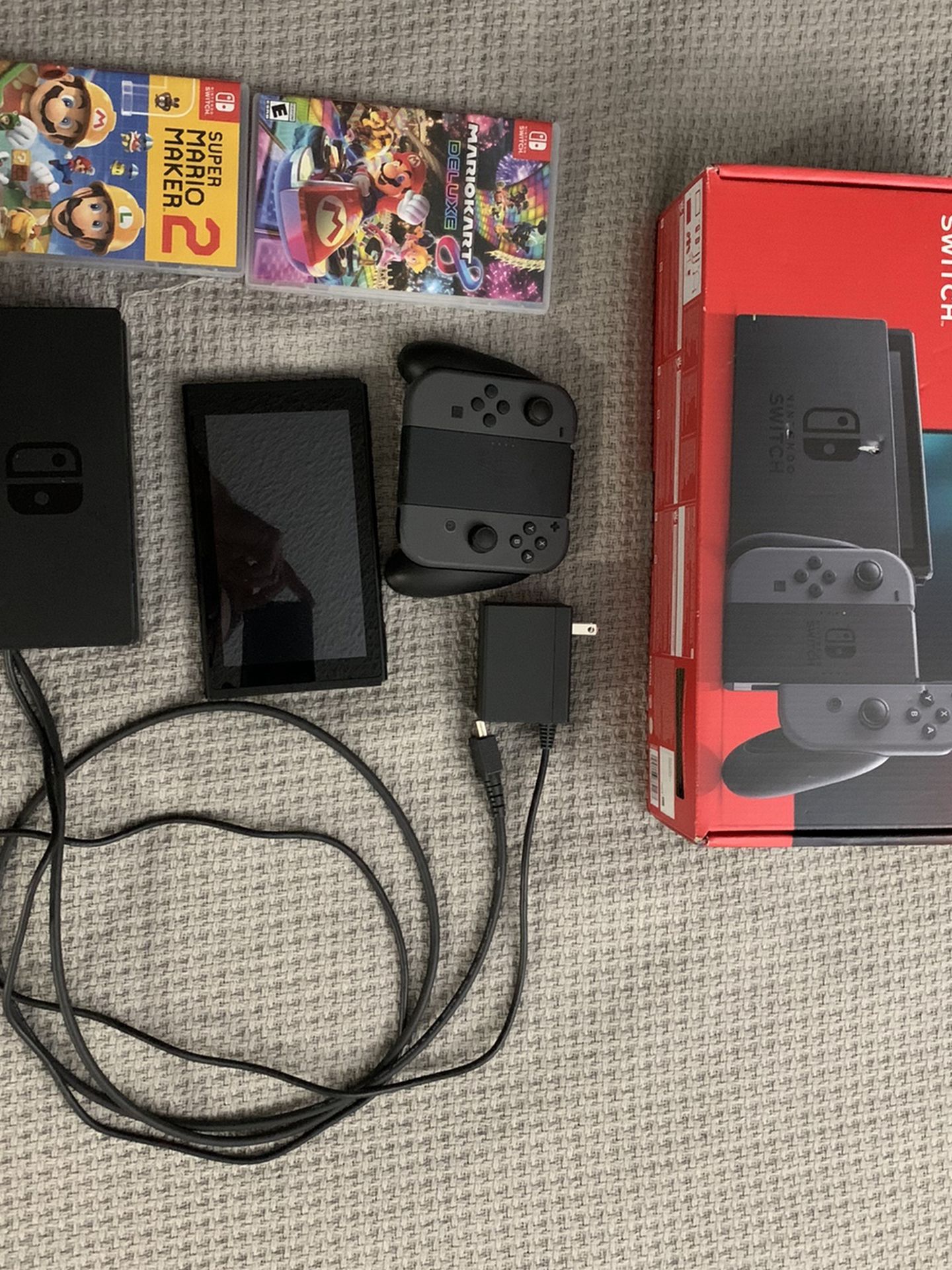 Nintendo Switch Used With 2 Games