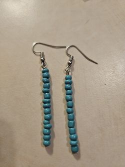 Teal Earrings