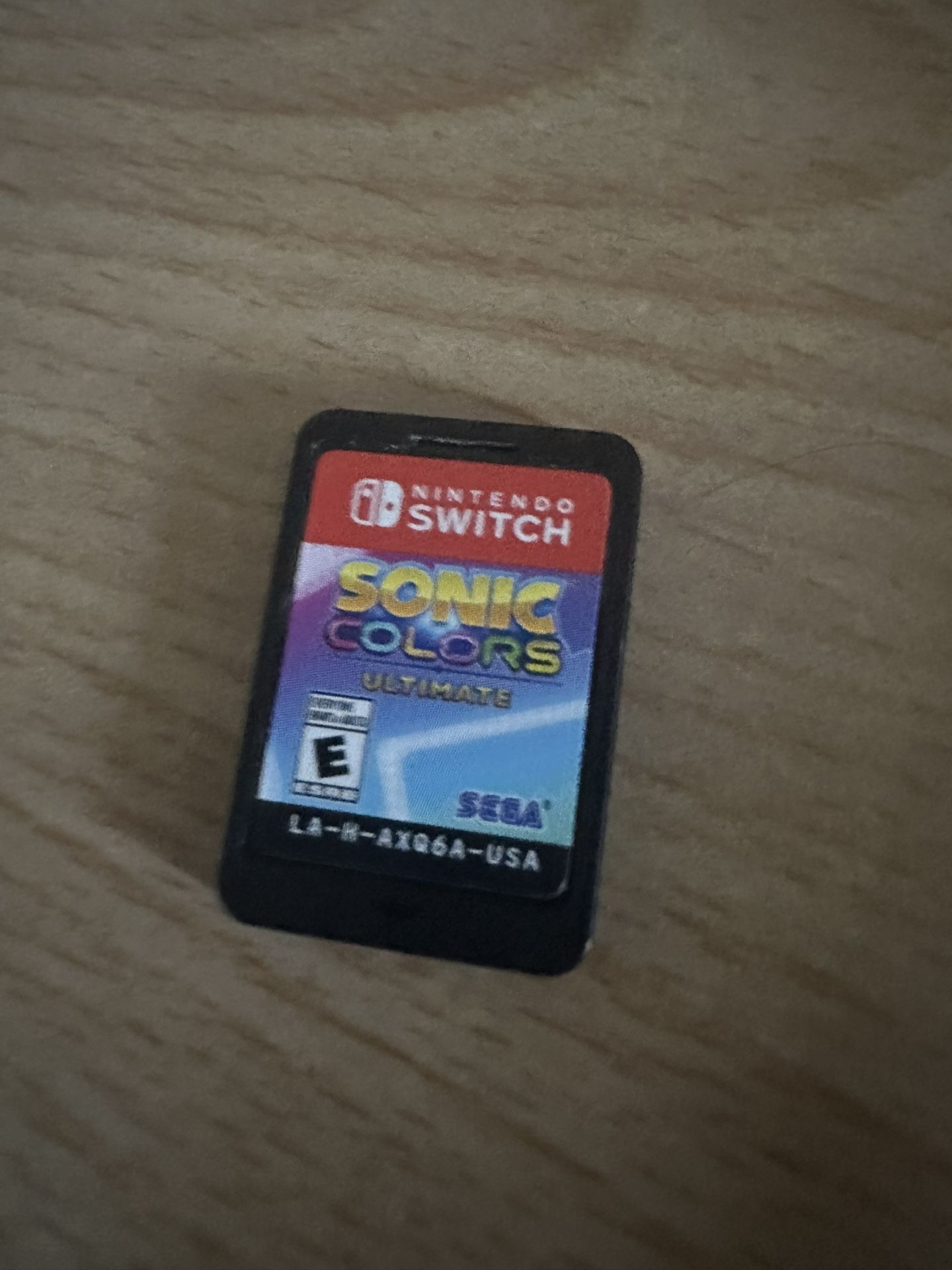 Sonic Colors For Nintendo Switch