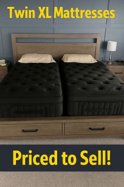 Twin Mattress Set - $130