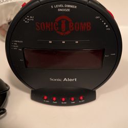 Sonic Bomb Alarm Clock 