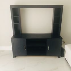 Black Tv Stand  - Entertainment center