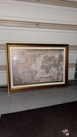 Giant Map Portrait