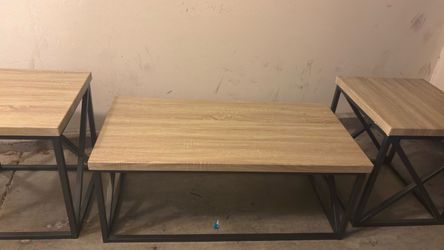 3-Piece Coffee Table and End Table Set