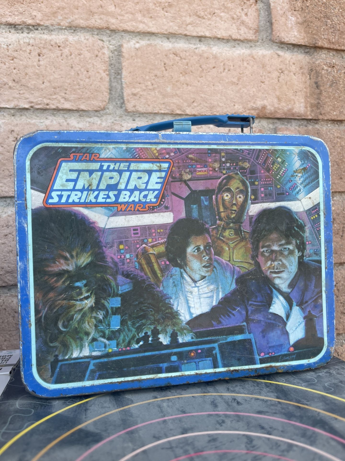 VTG 1980 STAR WARS Empire Strikes Back Metal Lunchbox Lunch Box No Thermos