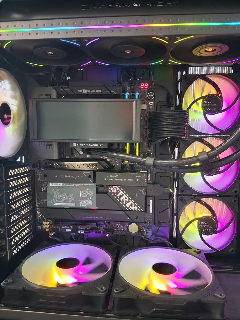 AMD RYZEN 9 9950X3D Gaming ROG Strix X870E E Gaming DDR5 96GB RGB RAM 2TB SSD Electronics & Media