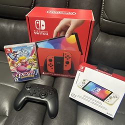 Nintendo switch OLED combo Mario edition