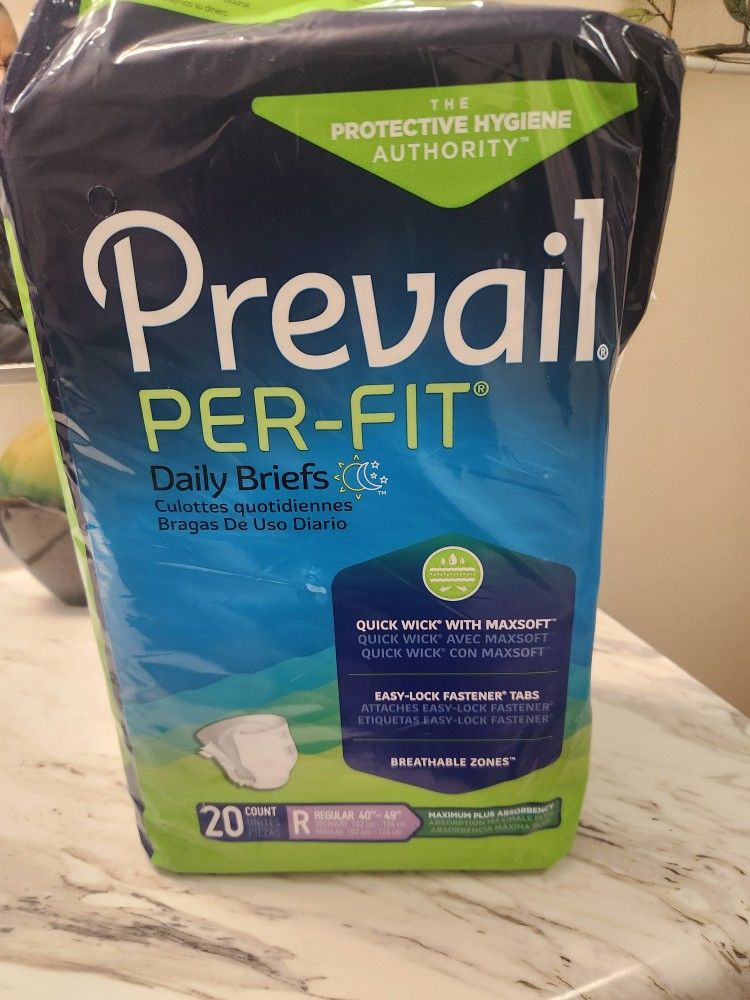 Adult Diapers Prevail/Depends