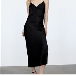 SARA Black Long Dress