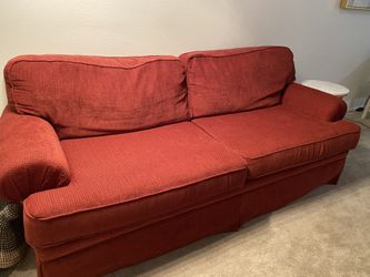 Red sofa