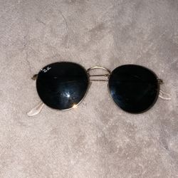 Gold Oval Lens Ray Bans 