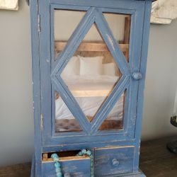 Pottery Barn Display Cabinet