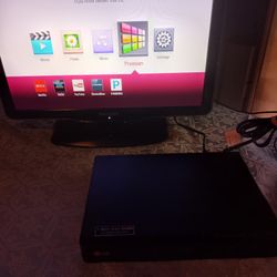 LG Smart Blu-Ray Player And Philips 19" LED TV