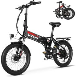 *BRAND NEW* VIVI FM20UL Electric Bike 2.4" Fat Tire Folding Electric Bike SGS Certified to UL2849