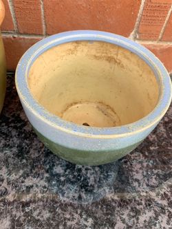 Glazed Ceramic Plant Pot